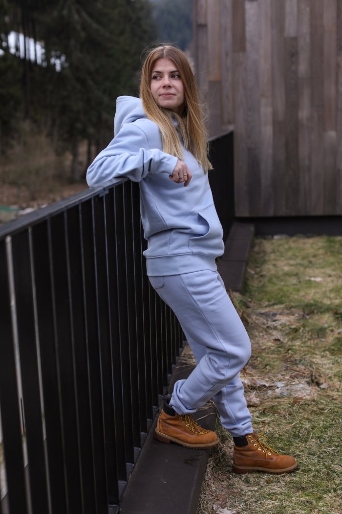 Tepláky světle modré unisex