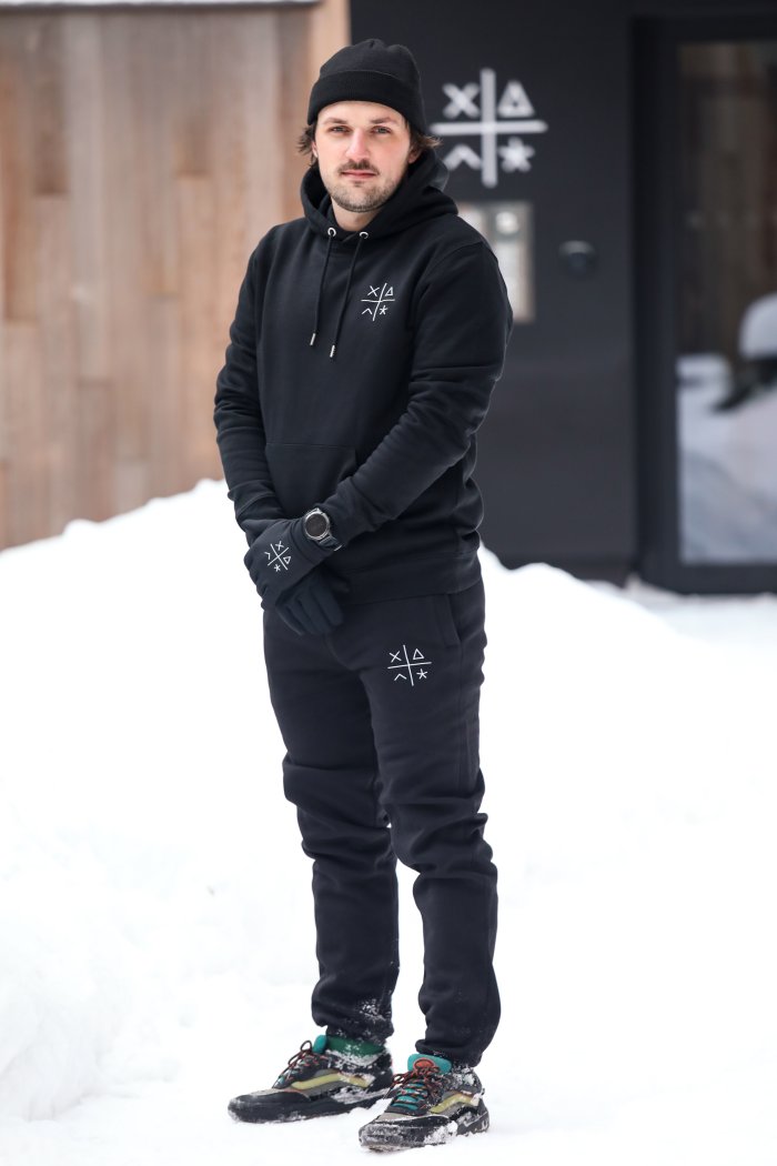 Tepláky černé unisex