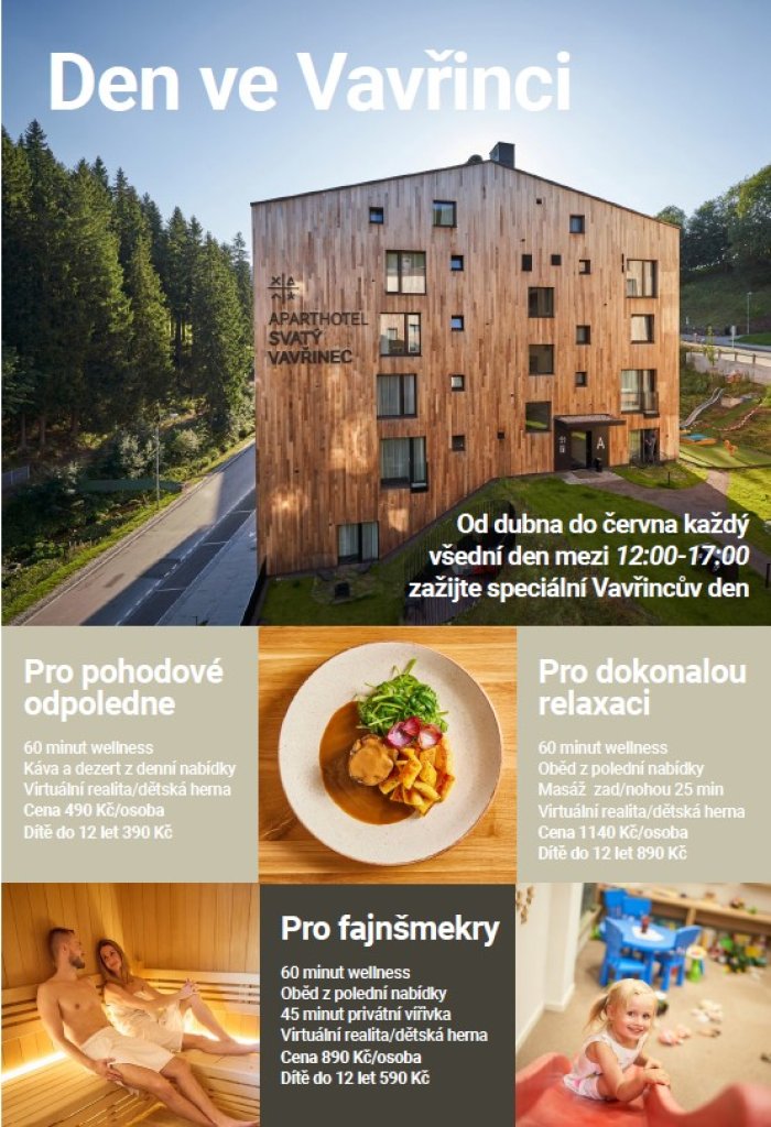 Den na Vavřinci pro dokonalou relaxaci